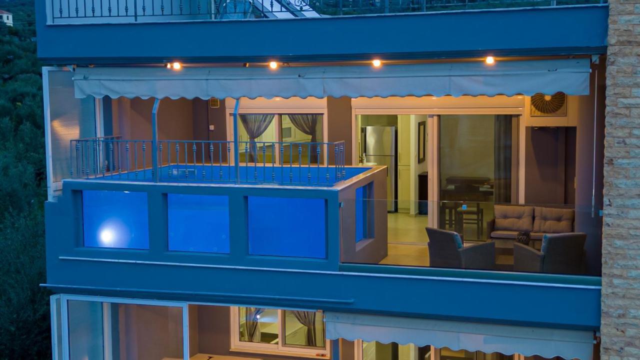 Grand Suites With Private Pools กาลามาตา ภายนอก รูปภาพ